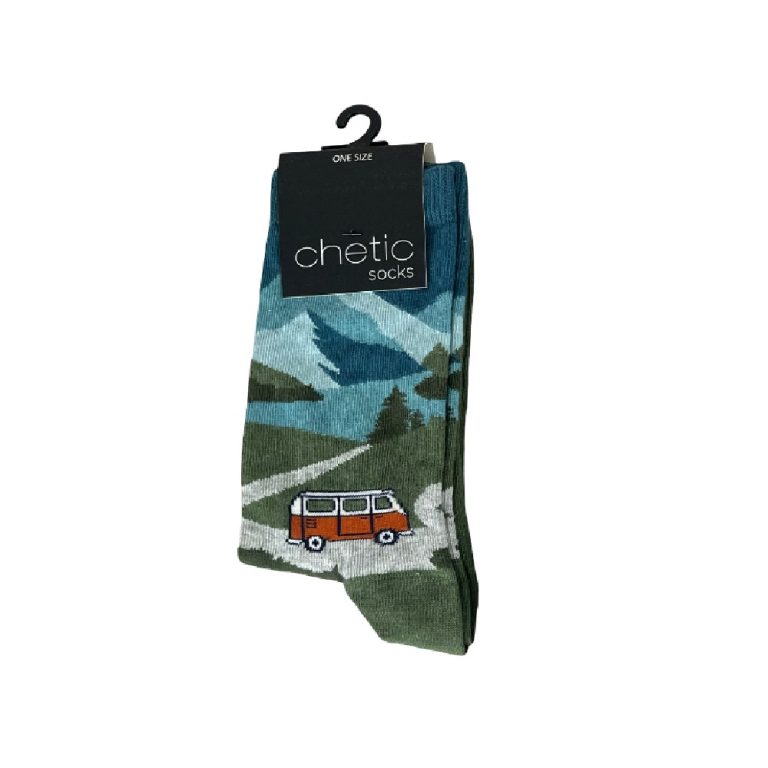 جوراب زنانه چتیک طرح ون و کوهستان