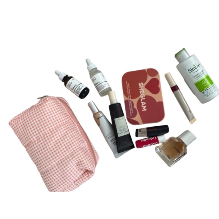 میک آپ بگ کیف لوازم آرایشی صورتی